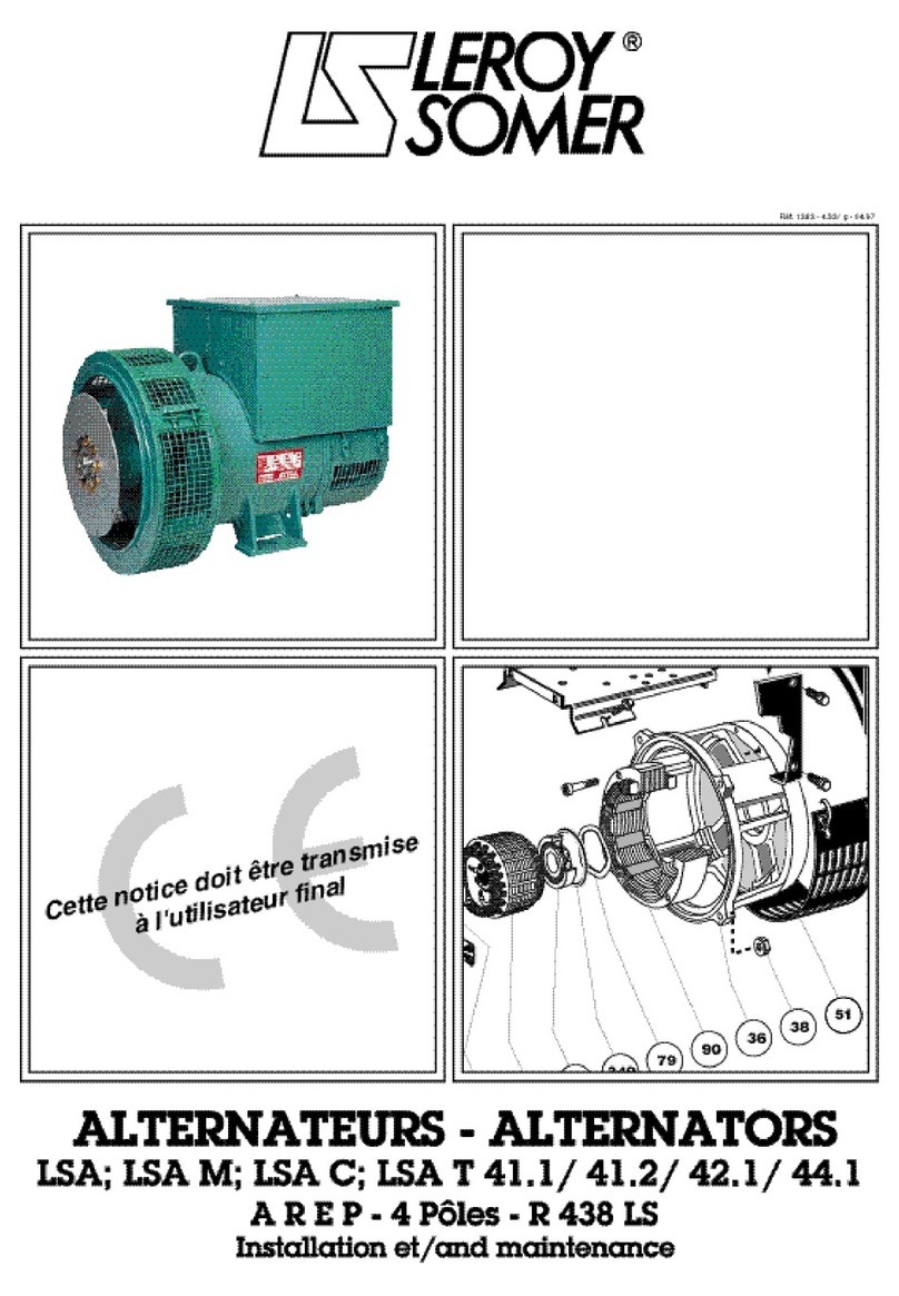 Leroy-Somer LSA 41.1 AREP Installation and Maintenance