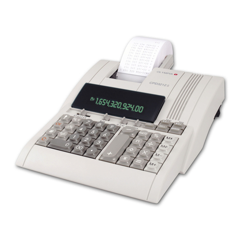 Olympia CPD 3212 S User manual Olympia CPD 3212 S User manual