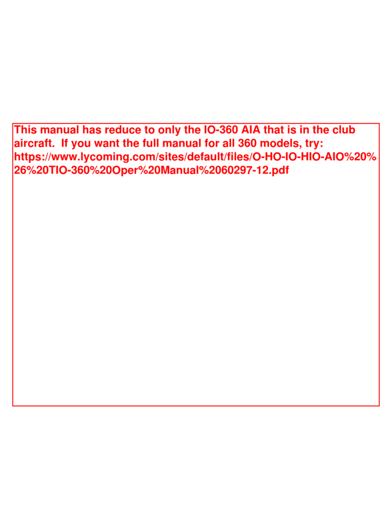 Textron Lycoming IO-360 User manual