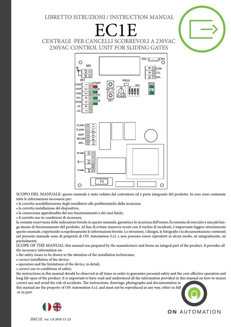 On Automation EC1E User manual