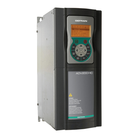 gefran ADV200-HC instruction manual