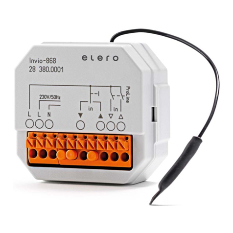 elero Invio-868 User manual