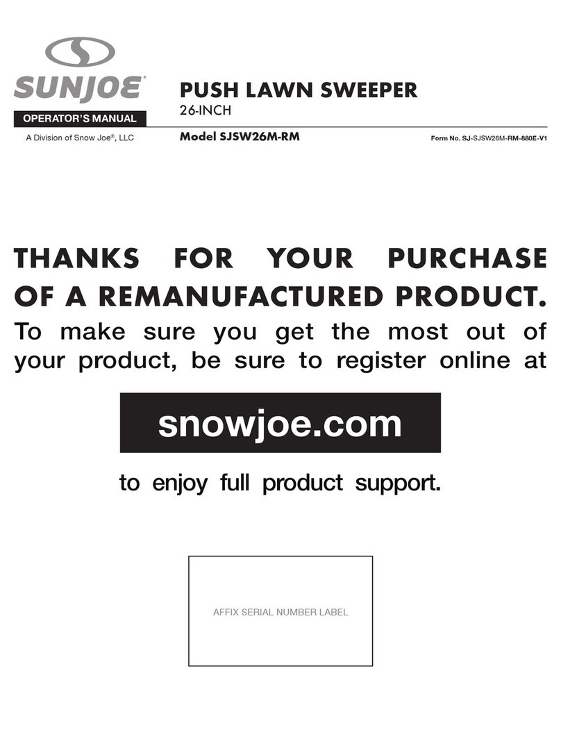 SNOWJOE SUNJOE SJSW26M-RM User manual