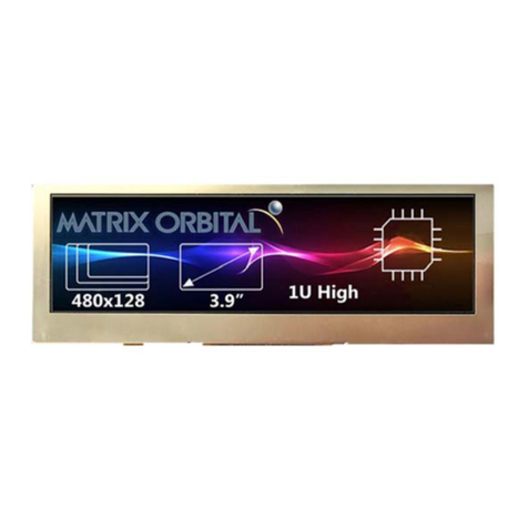 Matrix Orbital MOP-TFT480128-39A TPN User manual