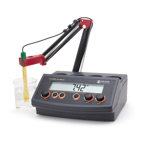 Hanna Instruments HI 2209 instruction manual