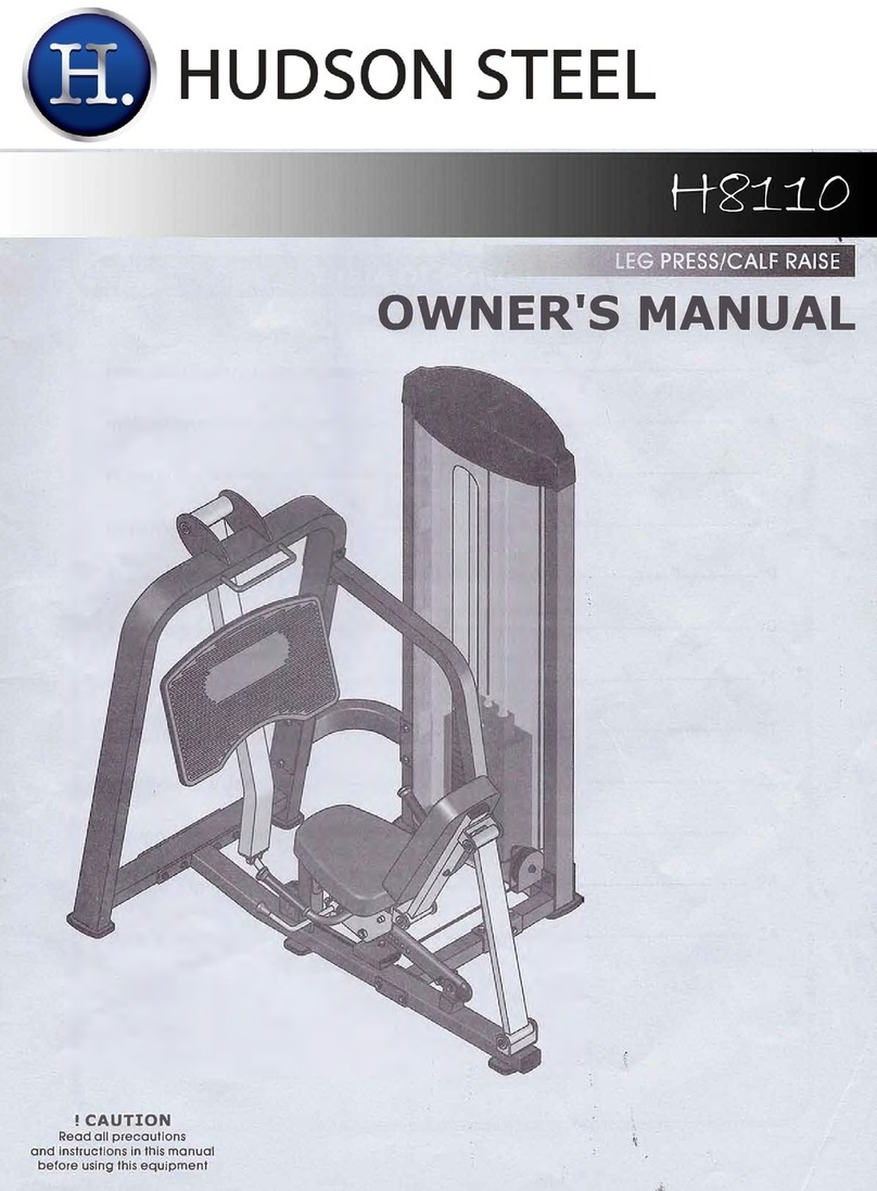 HUDSON STEEL H8110 owner's manual