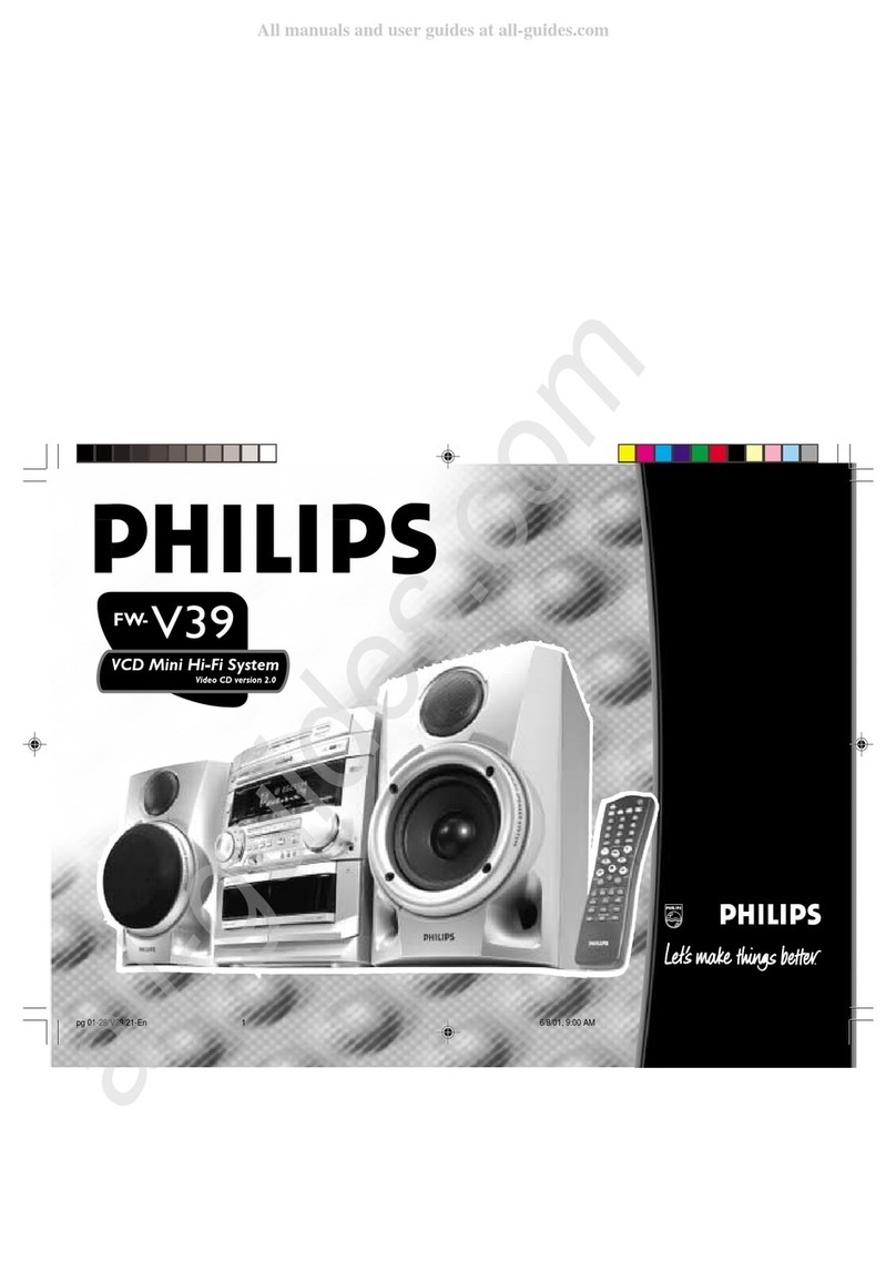 Philips FW-V39 User manual
