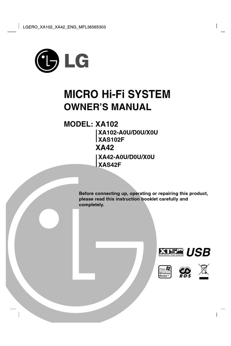 LG XA102 owner's manual