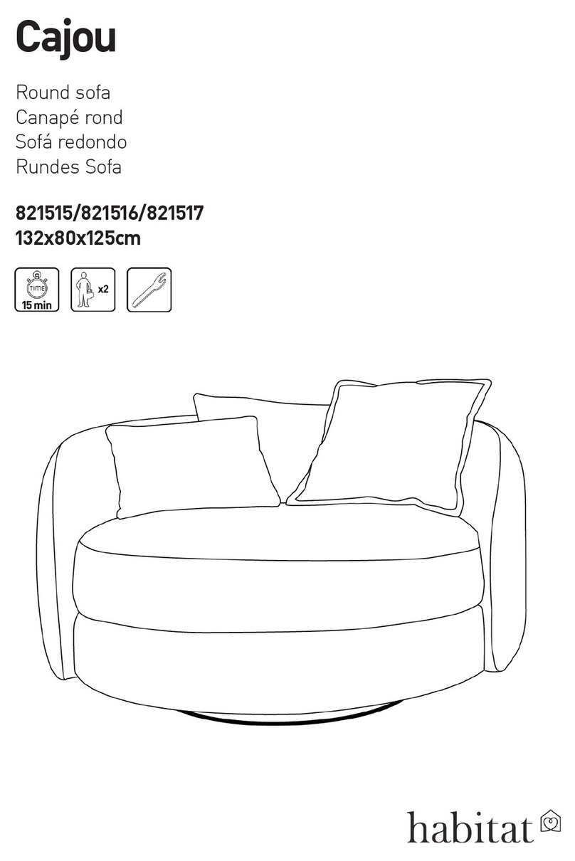 Habitat Cajou 821515 User manual Habitat Cajou 821515 User manual