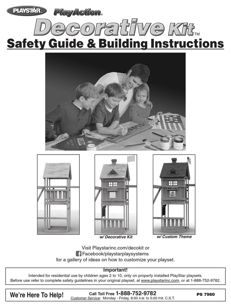 PLAYSTAR PlayAction Decorative Kit Safety Guide & Building Instructions PLAYSTAR PlayAction Decorative Kit Safety Guide & Building Instructions