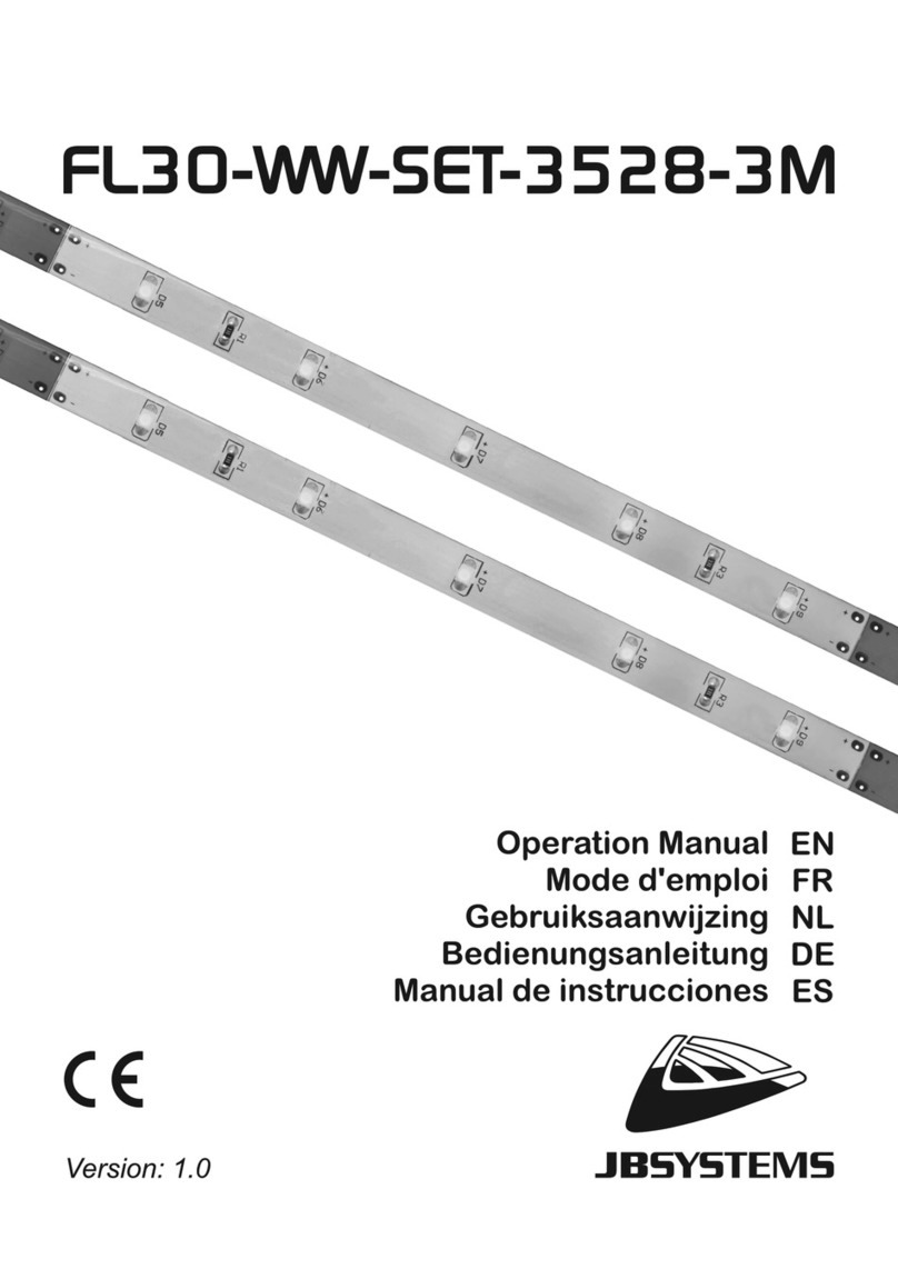 JB Systems FL30-WW-SET-3528-3M Operation manual