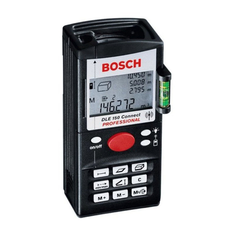 Bosch DLE 150 Connect User manual