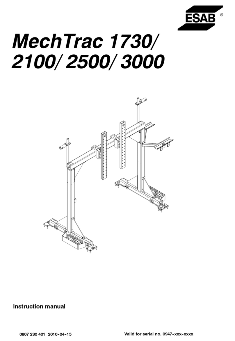 ESAB MechTrac 1730 instruction manual