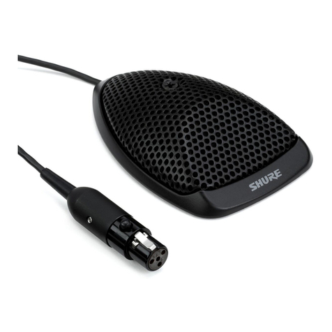 Shure Microflex MX391 Series User manual