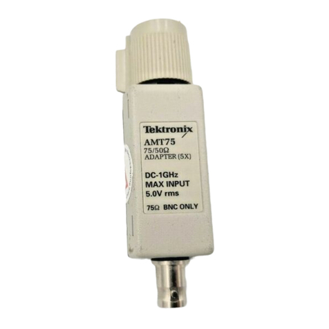 Tektronix AMT75 User manual