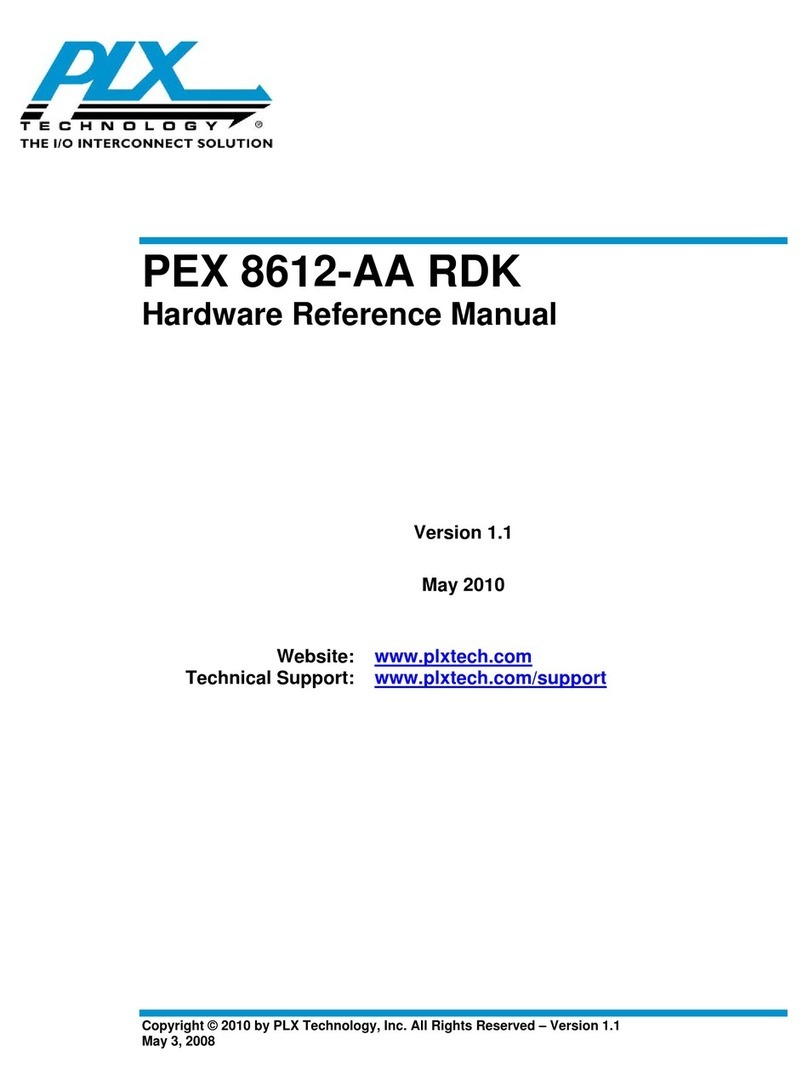 PLX Technology PEX 8612-AA RDK Hardware reference manual