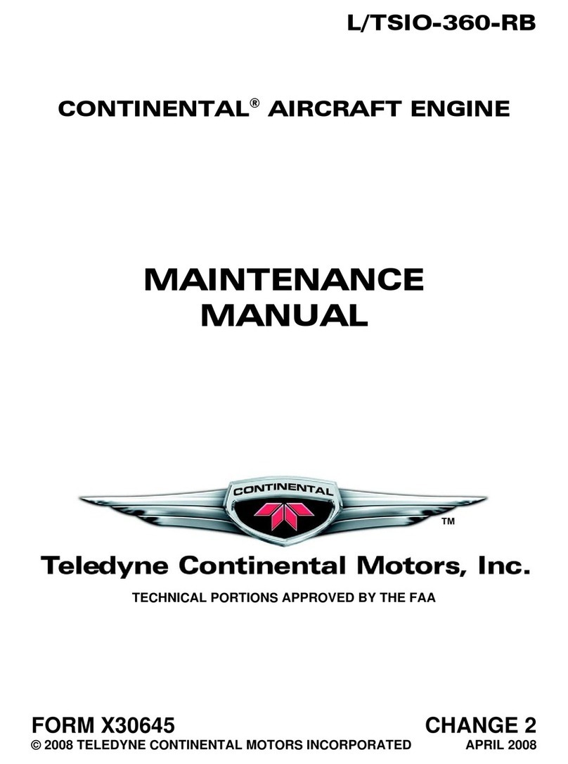 Teledyne Continental Motors CONTINENTAL L/TSIO-360-RB Maintenance manual