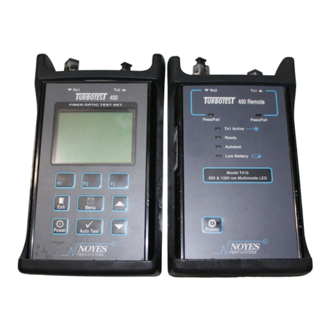 Noyes TURBOTEST 400 user guide
