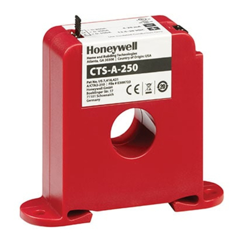 Honeywell CTS-A Series installation instructions