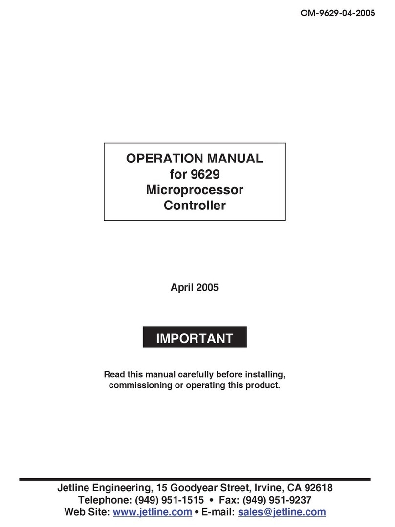 Jetline 9600 Series Operation manual Jetline 9600 Series Operation manual