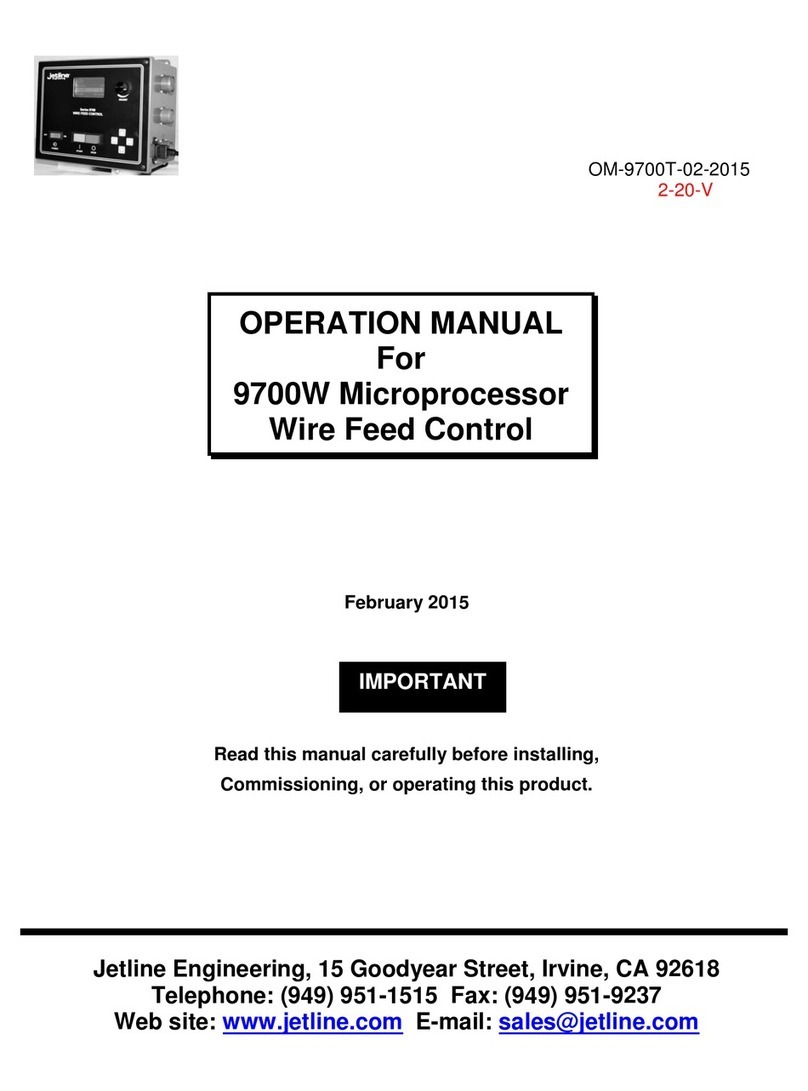 Jetline 9700W Operation manual