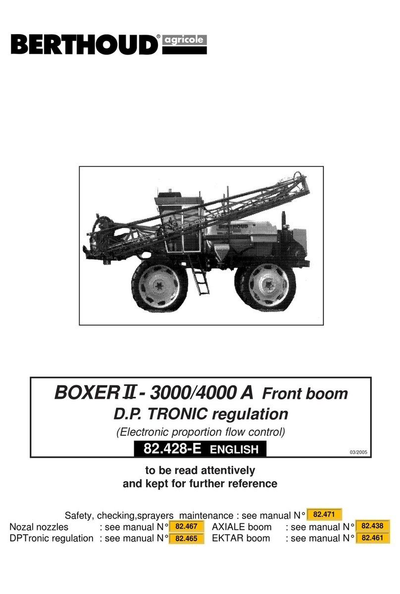Berthoud BOXER II 3000 A manual