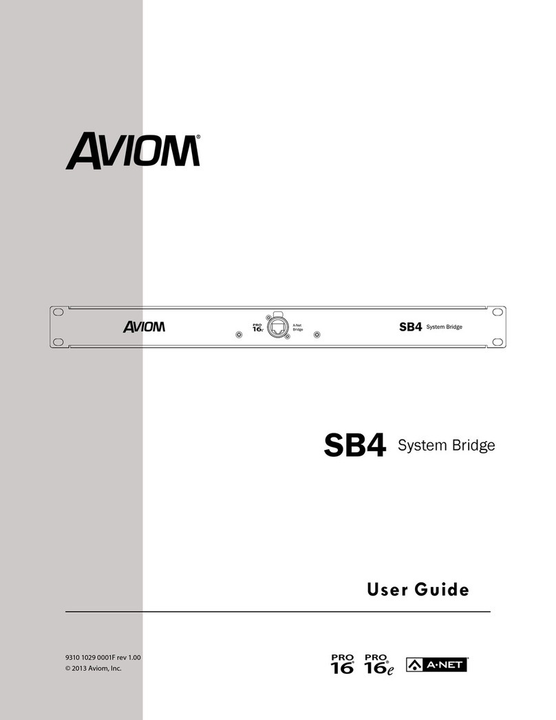 Aviom SB4 User manual