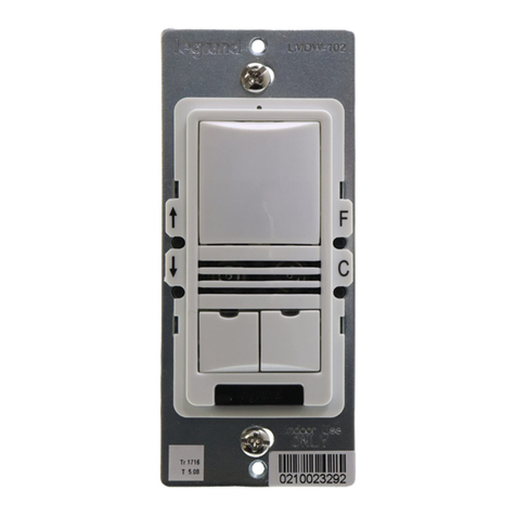 LEGRAND Wattstopper LMDW-101 User manual