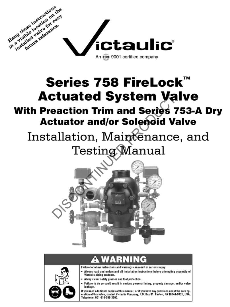 Victaulic FireLock 758 Series User manual