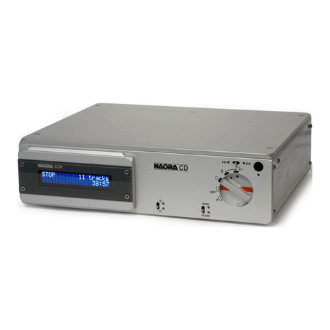 Nagra CDP User manual