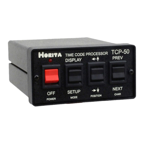 HORITA TCP-50 user manual