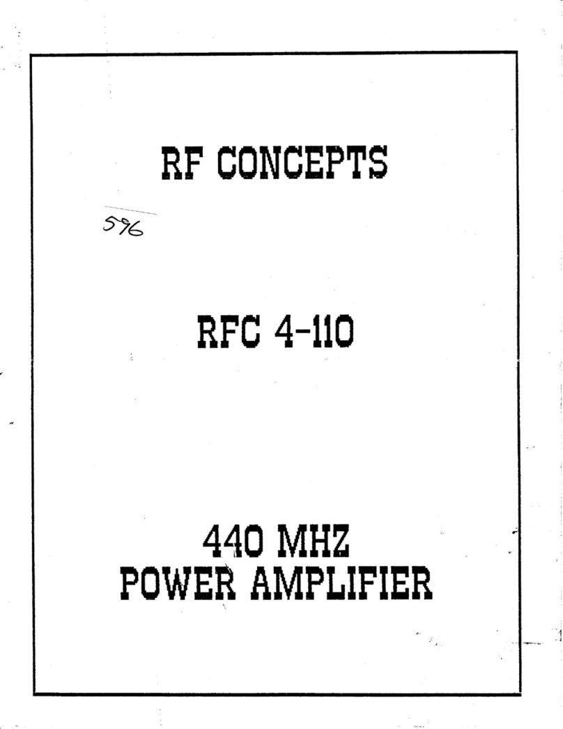 RF Concepts RFC 4-110 User manual