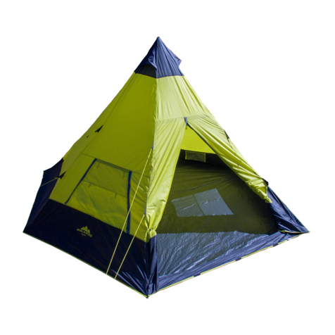 OZTENT Malamoo Teepee 9 Assembly instructions