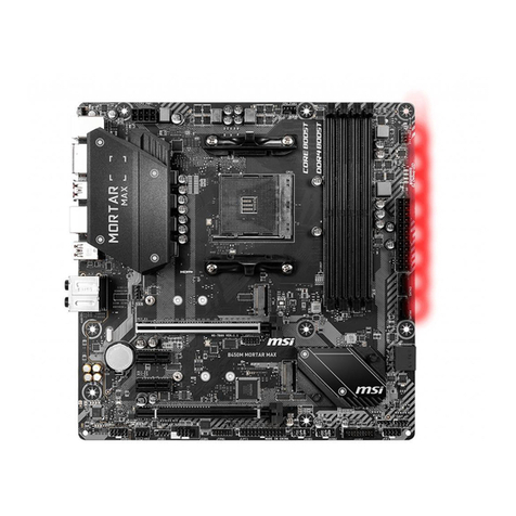 MSI B450M MORTAR MAX quick start