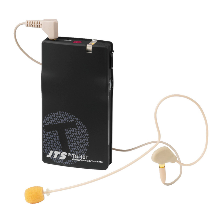 JTS TG-10T quick start guide