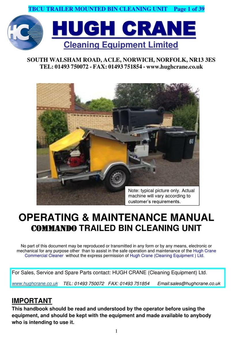 Hugh Crane COMMANDO operating & maintenance manual