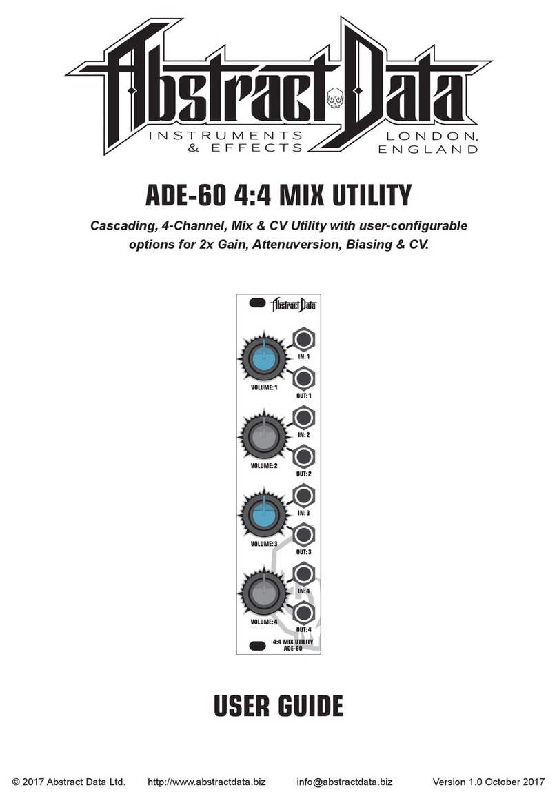 Abstract Data ADE-60 user guide