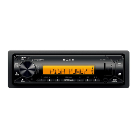 Sony DSX-M80 operating instructions