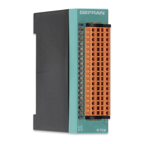 gefran R-TC8 Installation and operation manual gefran R-TC8 Installation and operation manual