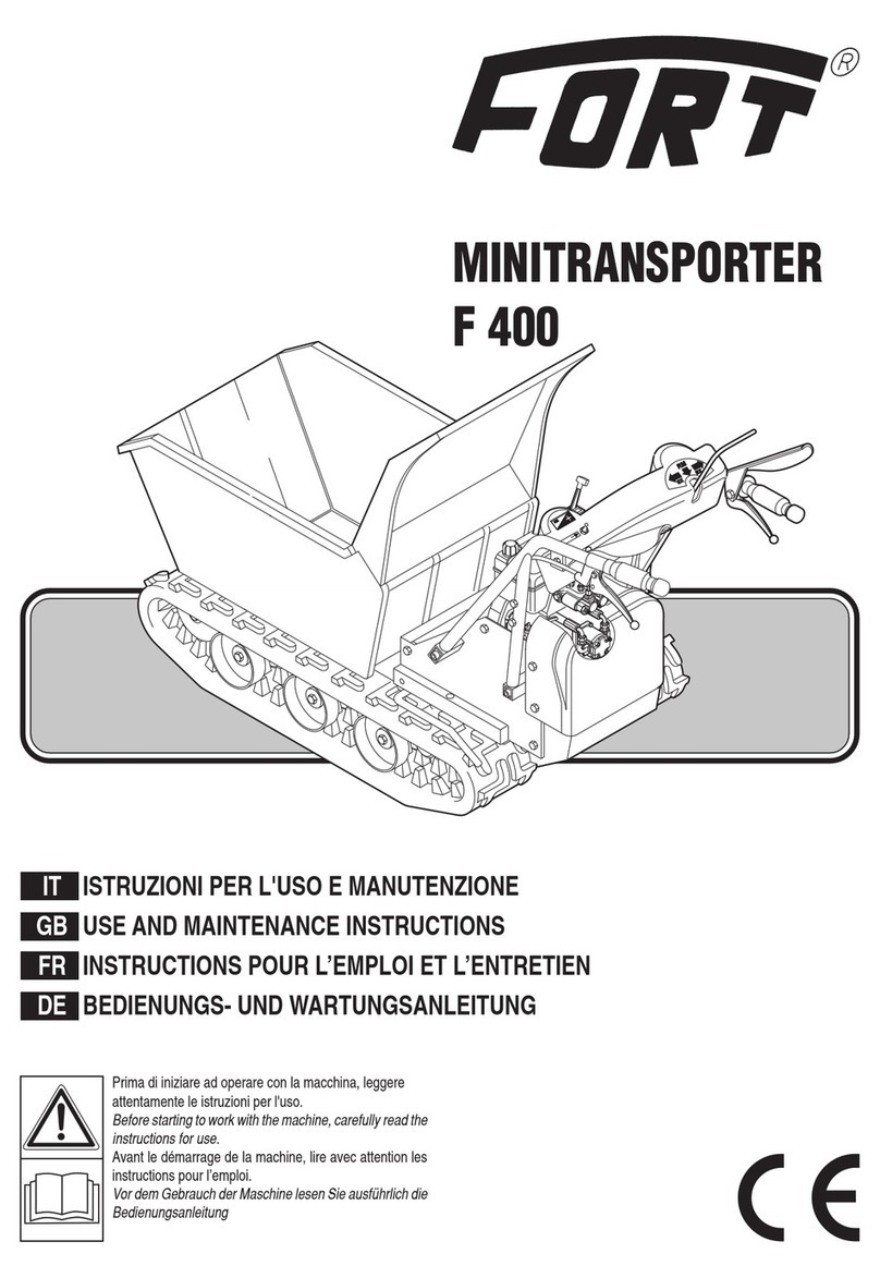 Fort F 400 Use and maintenance instructions