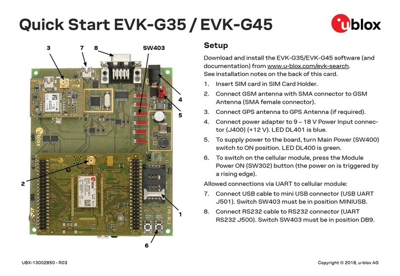 Ublox EVK-G35 quick start