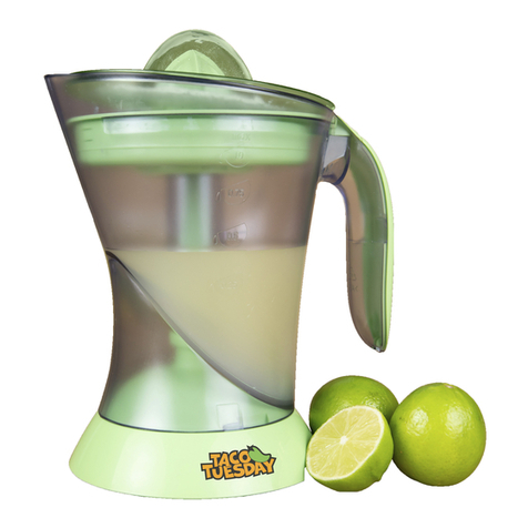 Nostalgia Electrics TACO TUESDAY TTLJ3LG Instructions and recipes