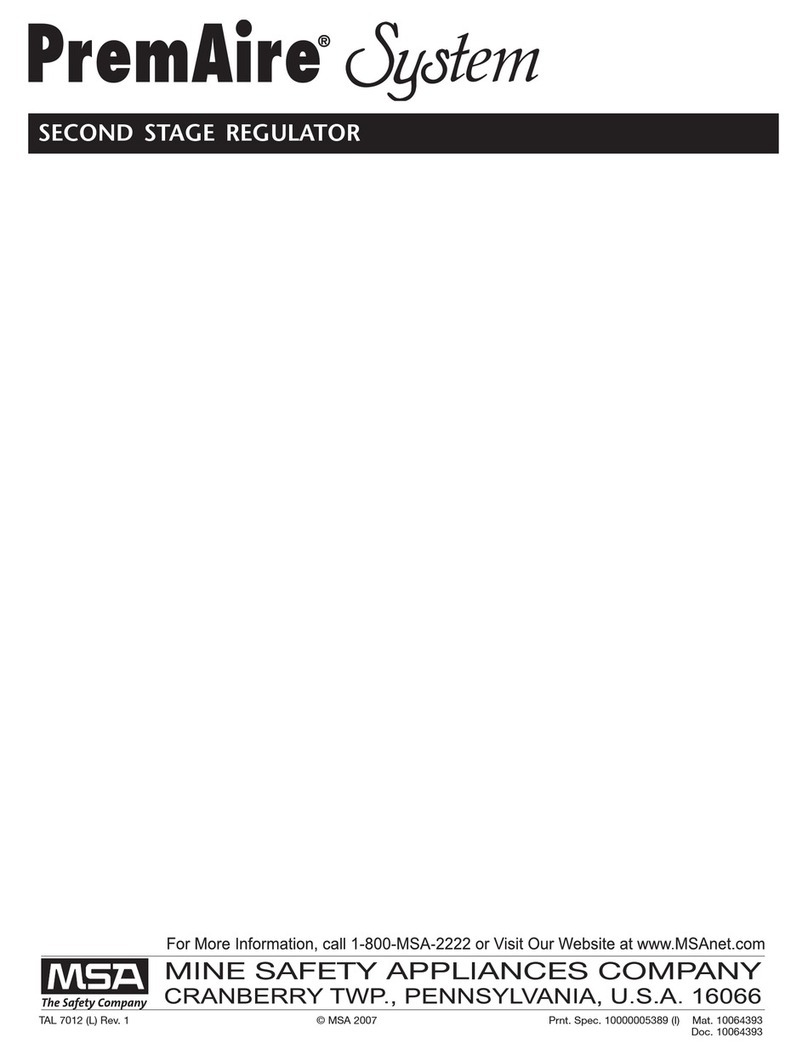 MSA 10033170 User manual