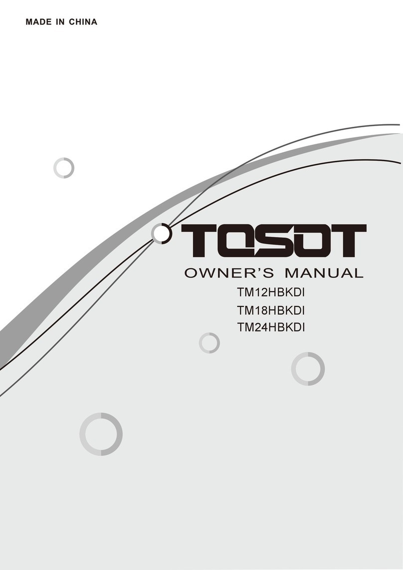 Tosot Free match Series User manual