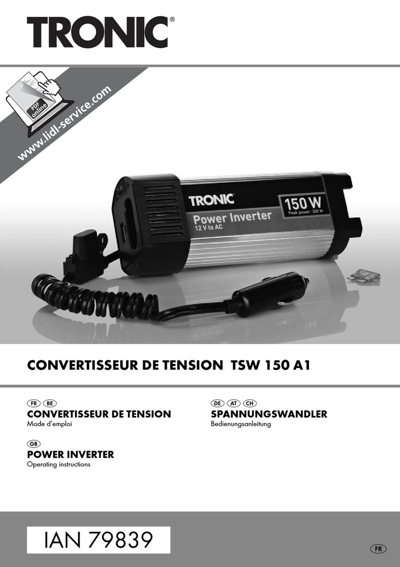 Tronic TSW 150 A1 User manual