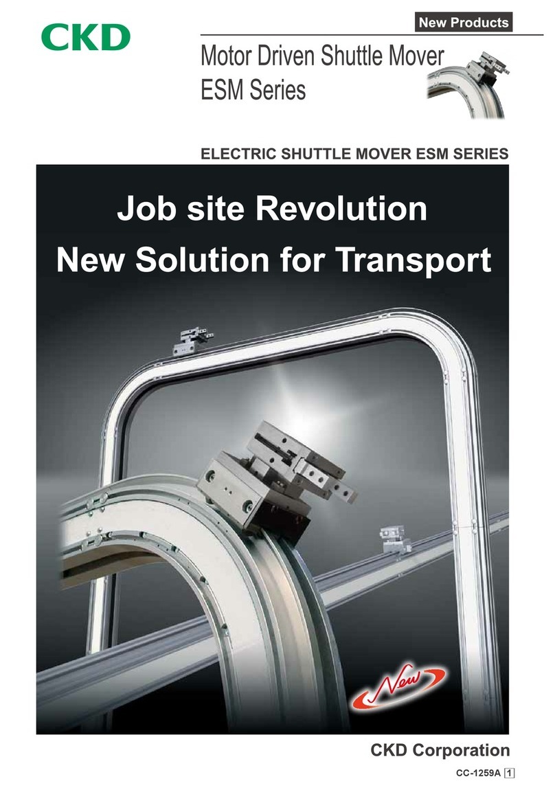 CKD ESM Series User manual CKD ESM Series User manual