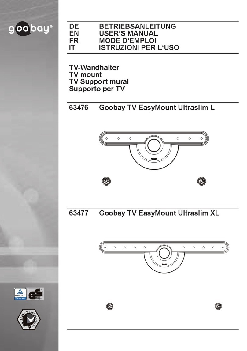 Goobay EasyMount Ultraslim L user manual