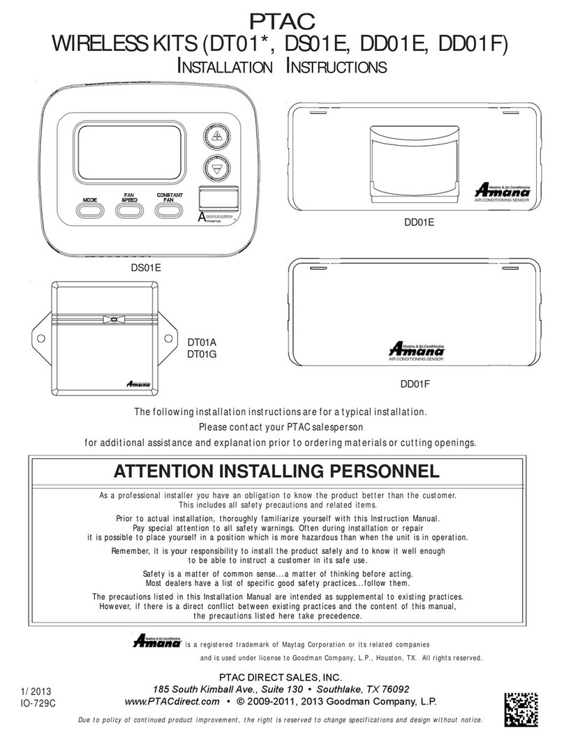 Amana DT01* User manual