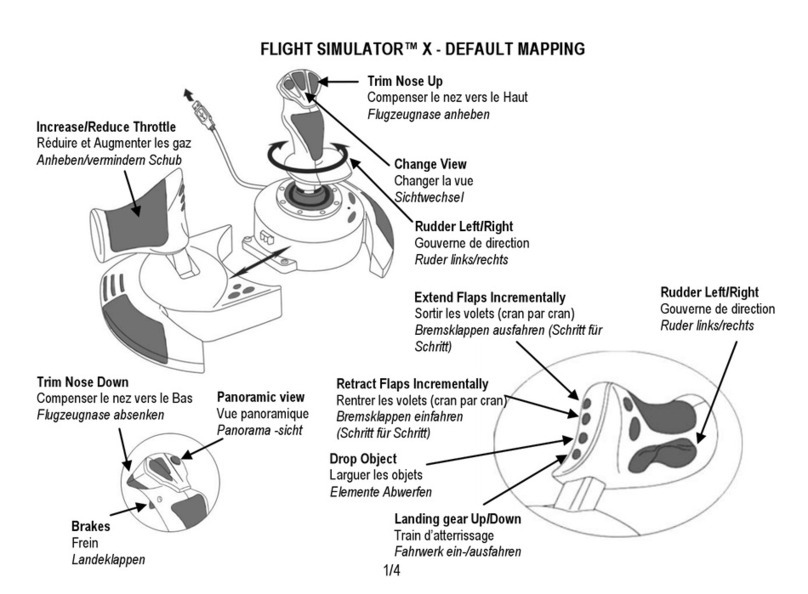 Thrustmaster FLIGHT SIMULATOR X User manual