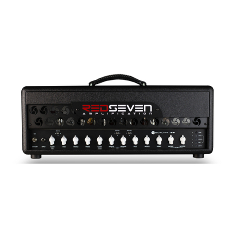 RedSeven Amplification Duality 100 user manual